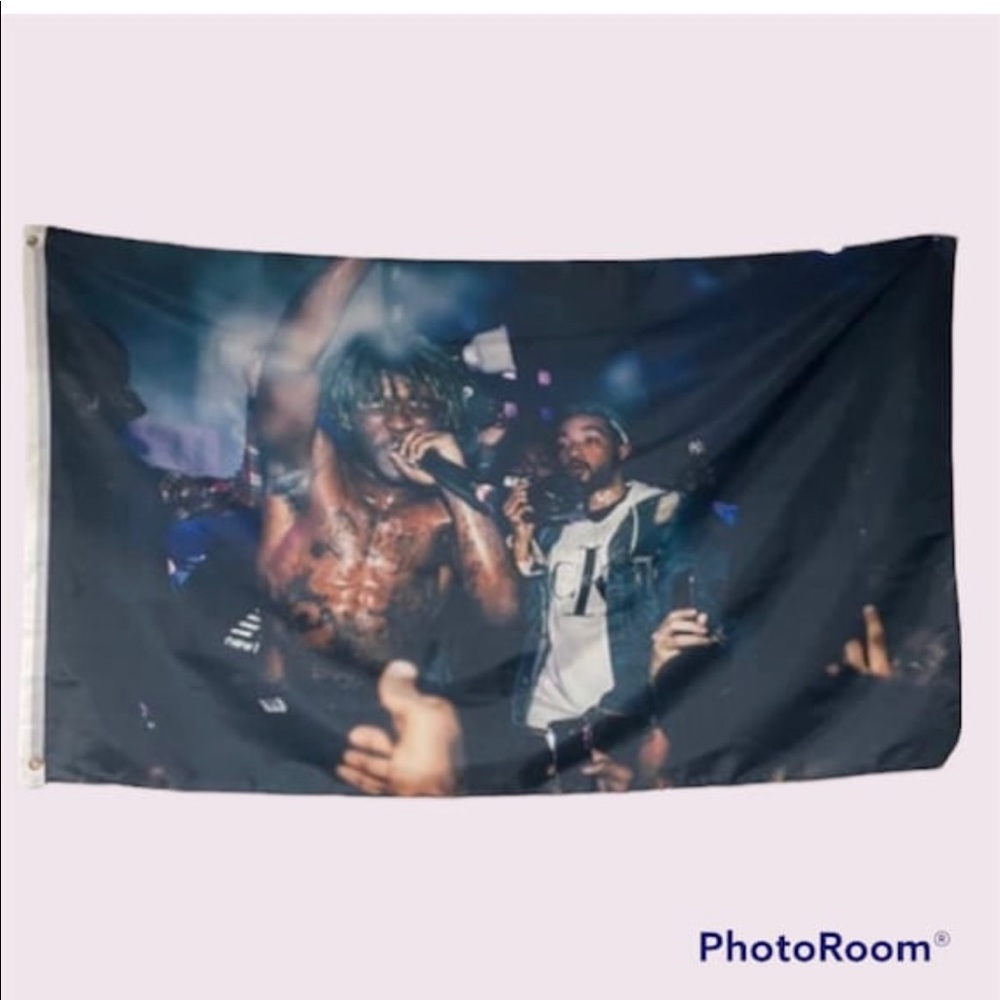 Lil uzi iconic concert Flag banner tapestry music rap artists bedroom dorm funny
